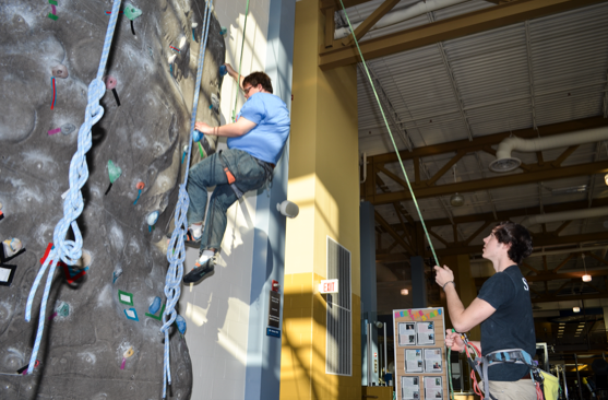 SDSU and USD are the only schools in the state that have climbing walls. 