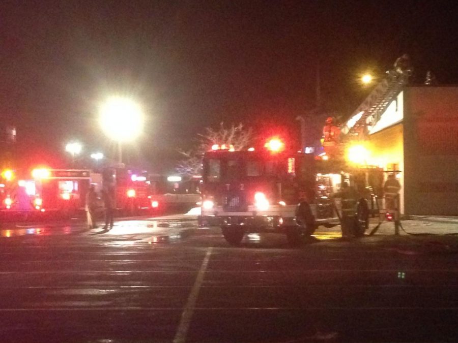 Firefighters respond to a fire call at Guadalajara Mexican Restaurant at 12:55 a.m. Saturday morning. The fire started from the kitchen area of the restaurant.