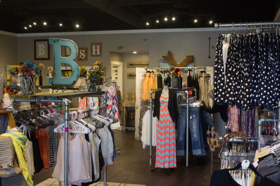Blush+Boutique+offers+unique+clothing+options+that+appeal+to+women+of+all+age+and+size+groups.+The+boutique+is+located+on+the+Brickwood+Plaza+on+6th+street.%C2%A0