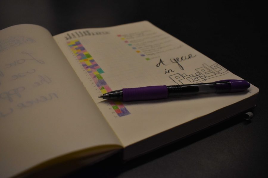ABBY FULLENKAMP
Bullet journals often incorporate habit trackers, which can be color-coded by mood. All you need to bullet journal is a notebook and a pen. 
