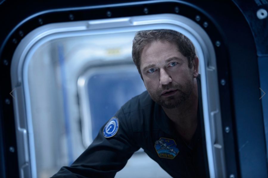 WARNER BROS.
Gerard Butler plays Jack Lawson, the chief architect for a network of satellites that prevent weather disasters. The disaster film, “Geostorm,” opened second at the U.S. box office this weekend with $13.3 million. 