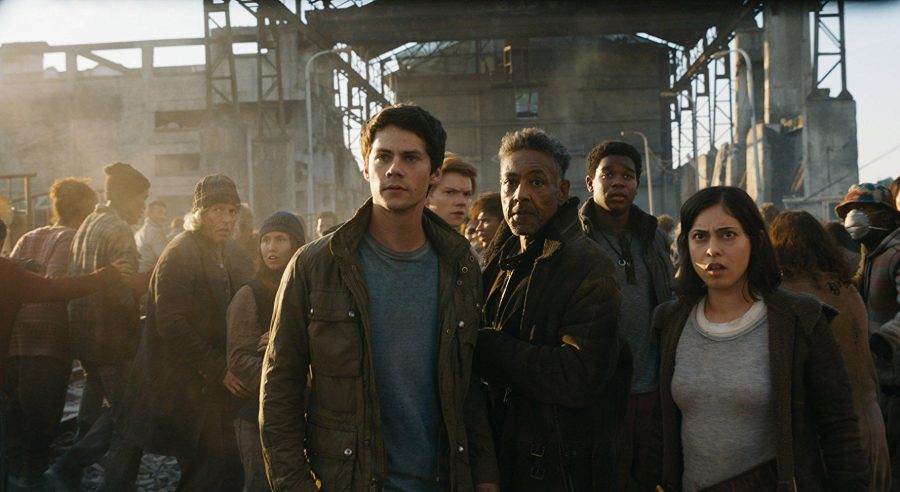 20TH CENTURY FOX
Dylan O’Brien stars as Thomas, an escaped test subject used to find a cure for a deadly zombie virus, in “Maze Runner: The Death Cure.” O’Brien was injured during the shooting of the film, halting production and delaying the film’s release. “The Death Cure” opened number one at the box office this past weekend with $23.5 million.