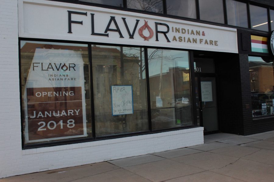 ABBY FULLENKAMP
Flavor Indian and Asian Fare has a grocery store that is open and a restaurant that will open soon. Dan Huntington, owner, hopes to have delivery avaliable by Friday, Jan. 12. Flavor is located downtown on the corner of Main Avenue and fifth street.