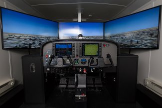 In addition to flights, participants will be able to fly in the aviation programs simulator May 10-11.