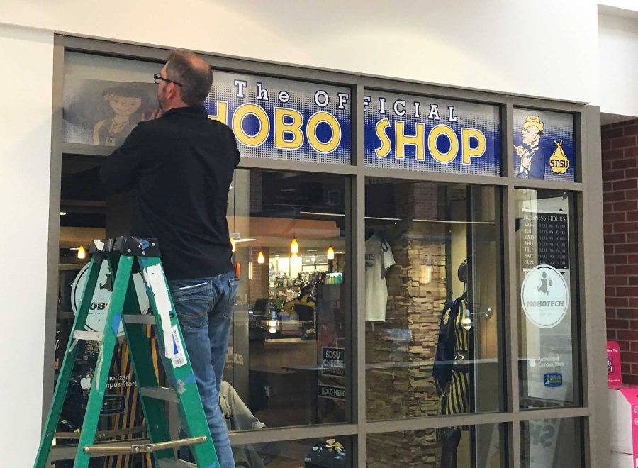 ALISON SIMON
The Hobo Shop officially made its debut in the University Bookstore this year. It will now sell Hobo Day gear year-round and online.