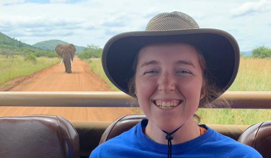 Megan Kellen, junior animal science major, went to South Africa during her spring break with the College of Agriculture, Food and Environmental Sciences. The trip taught 15 students and two faculty members about South African agriculture. 