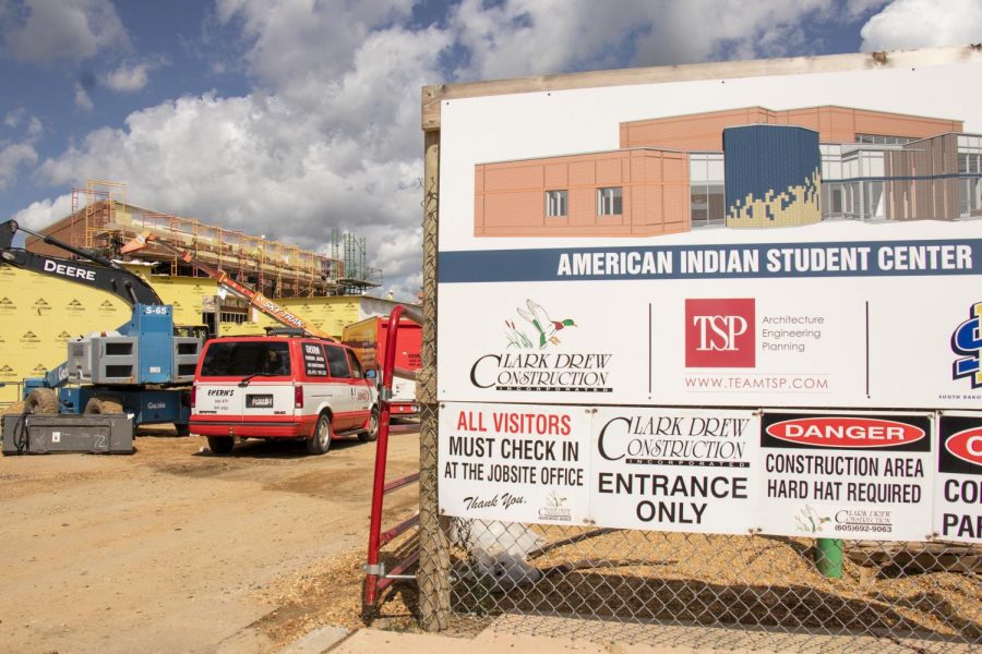 Construction work steadily continues after a long summer on campus. Progress is being made on The American Indian Student Center, which aims to increase diversity at South Dakota State University.