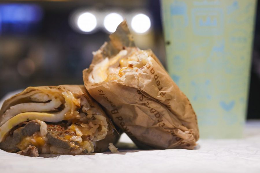 Einstein’s Big Breakfast Burrito impresses