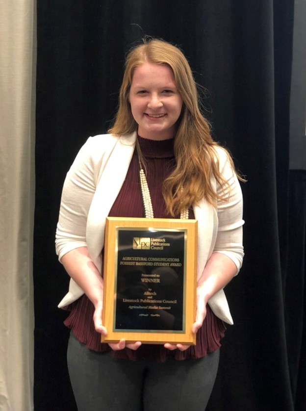 SDSU student Sadie Vander Wal earns prestigious agriculture award