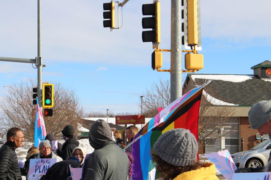 Brookings joins statewide Protect Trans Kids rally
