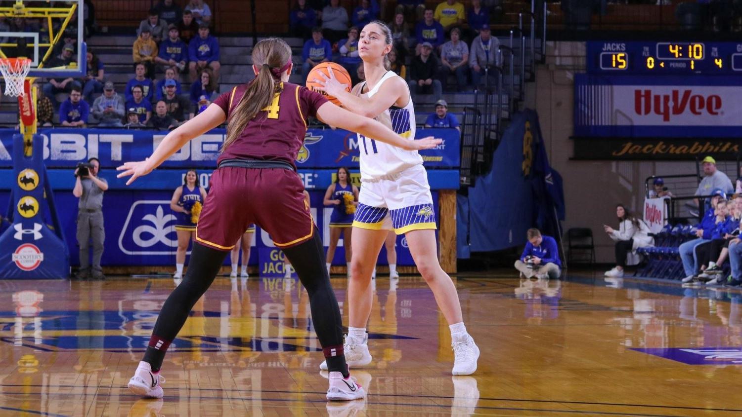 Jackrabbits Roll On In WNIT – The Collegian