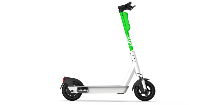 E-Scooters, like the one seen here from Lime, offer convenient and cheap transportation for populations without access to veichles or in areas without nearby parking—like a university campus.