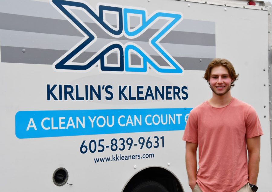 Senior business major starts cleaning company