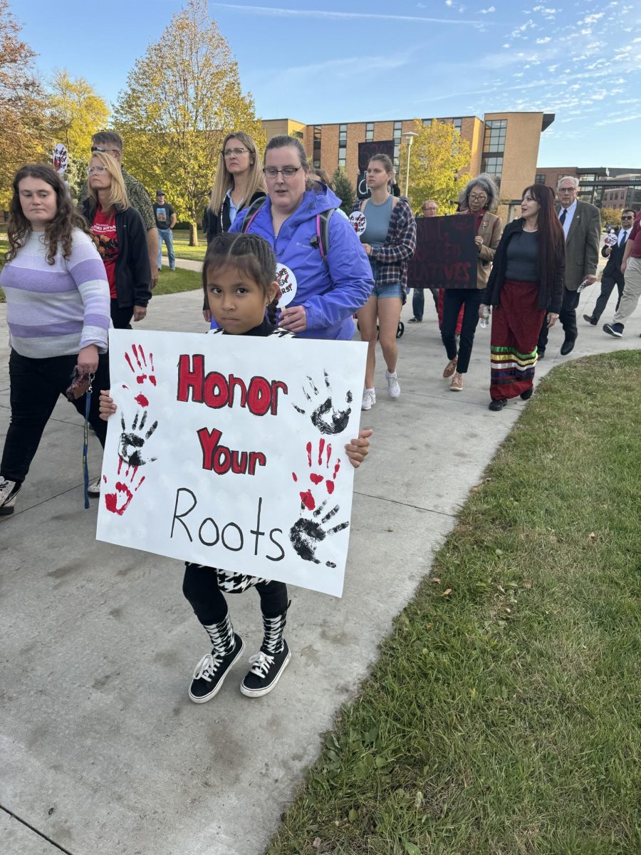 The second annual walk honoring murdered indigenous women was held Tuesday night by the American Indian Students Association 