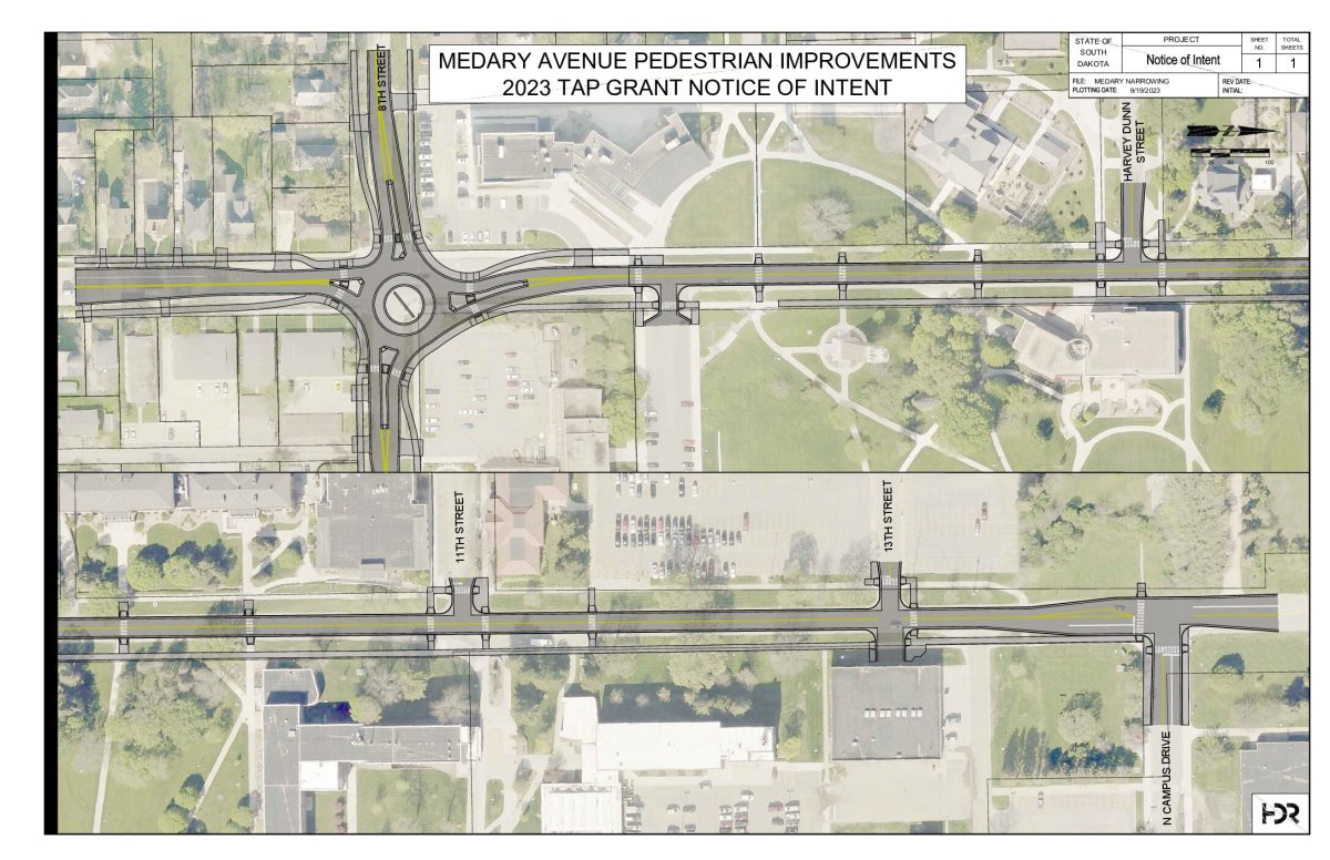 City might add roundabout to busy  intersection on south side of campus