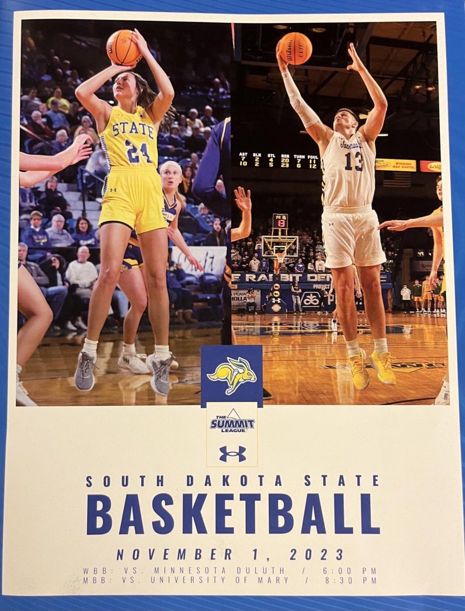 Two of the four pages of the new four-page physical program available for $2. Fans will be able to scan the QR code on the back page to access the full digital program.