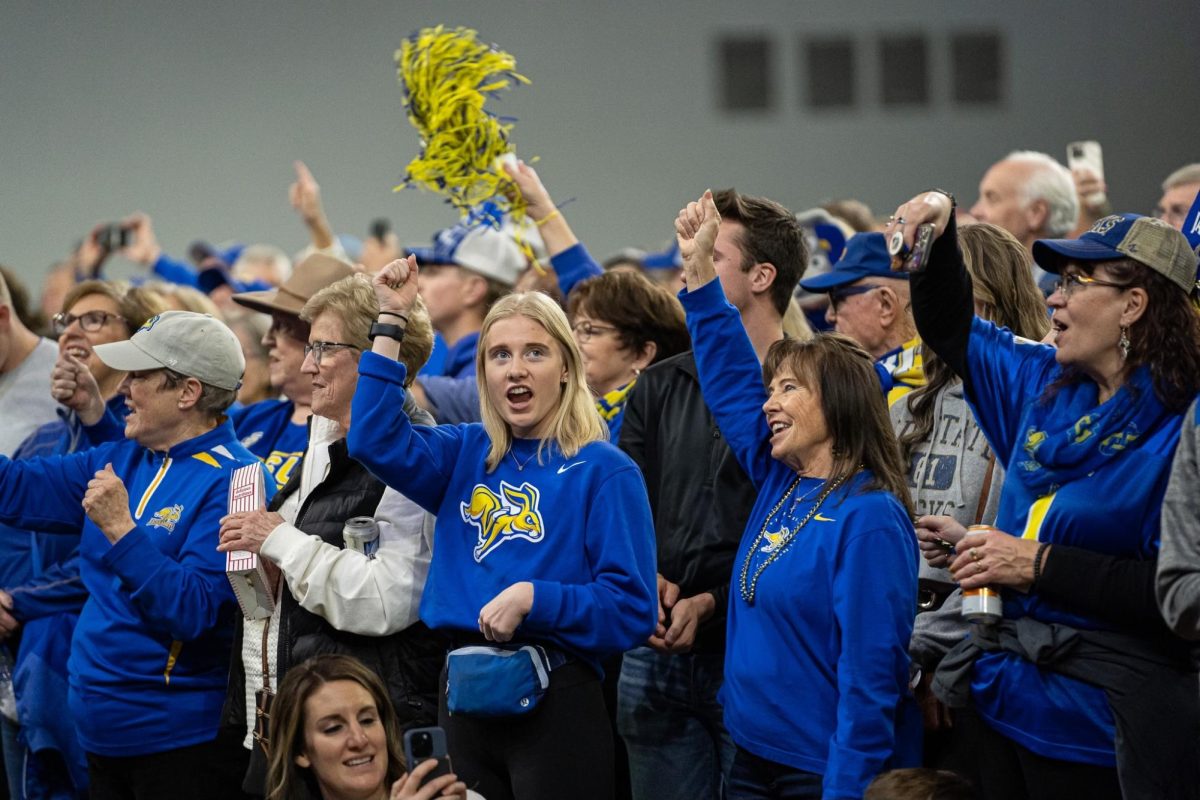 SDSU fans packed into The Star in Frisco, Texas to enjoy company while hearing from prominent Jackrabbit figures on Saturday, Jan. 6, 2024.