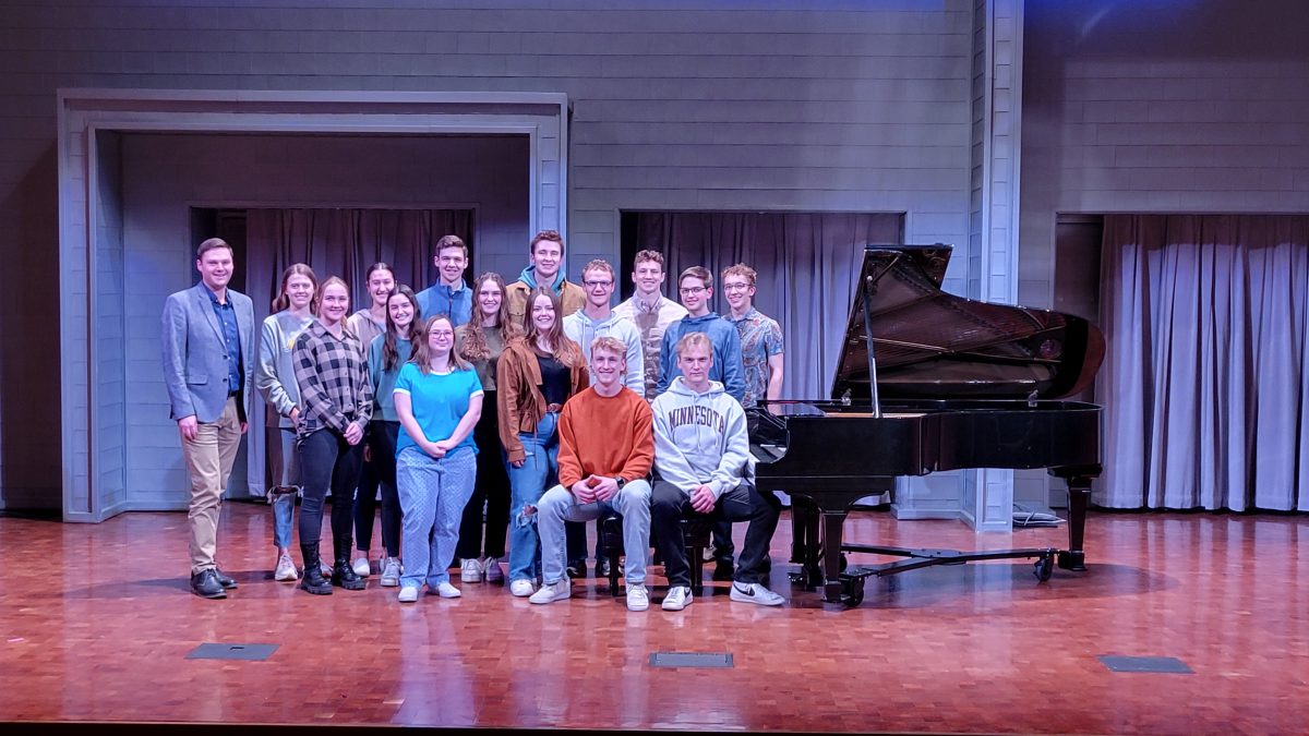 South Dakota State University’s piano studio members.