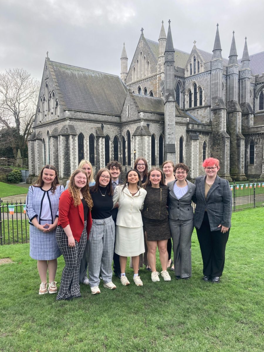 The university Forensics team went to lush country side of Dublin, Ireland to compete in a variety of international speech competitions. Multiple SDSU students were able to make the top 10  in their respective categories.
