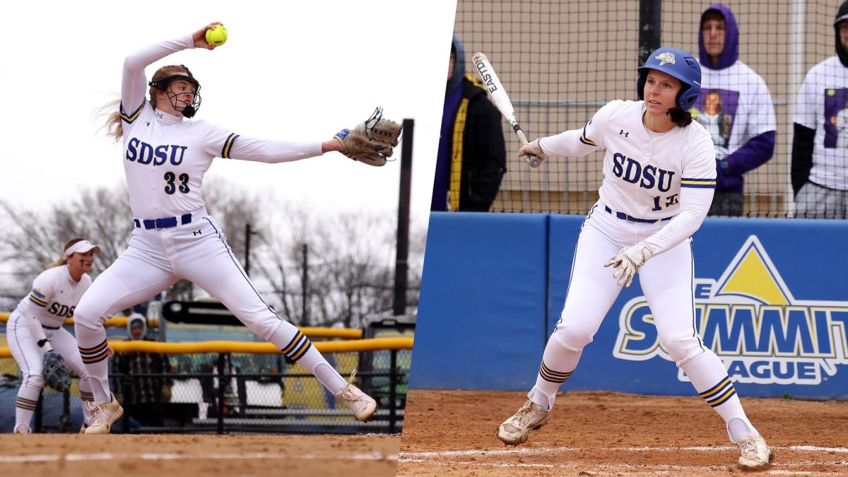 South Dakota State softballs Shannon Lasey and Emma Osmundson were recognized as the TicketSmarter Peak Pitcher of the Week and Peak Performer of the Week by the Summit League Monday. 