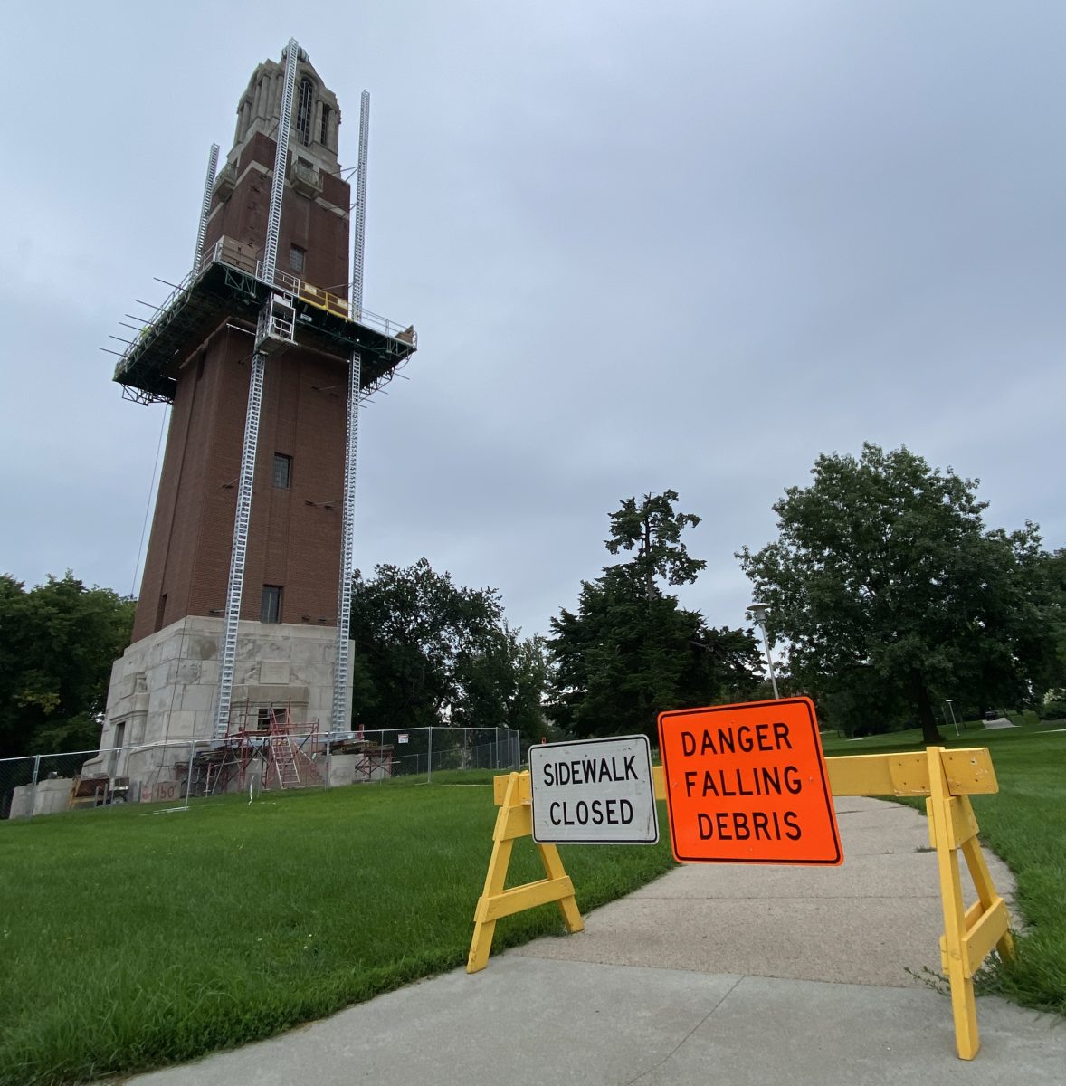 An approximately &#36;900,000 'restoration' to the iconic Campanile is scheduled to be finished in mid-October.