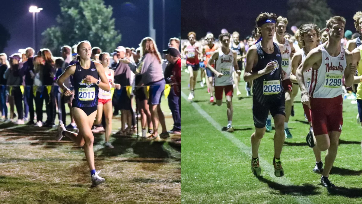 Men's and women's cross country finishes second at Augustana Twilight