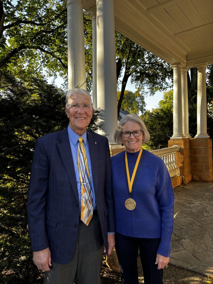 Van D. and Barbra B. Fishback, who have given around $6.5 million to the Honors program. The college was named after them in 2013.