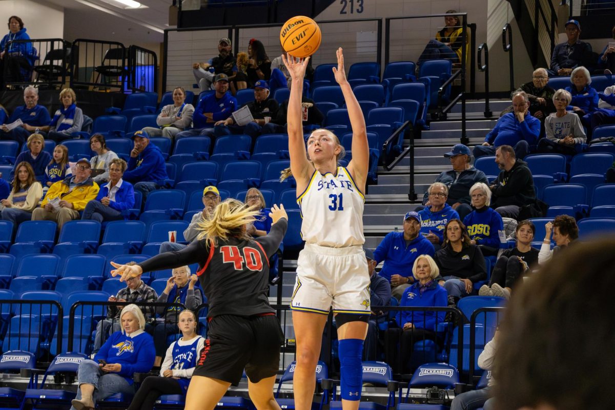 Jackrabbit women's basketball v. Wisconsin