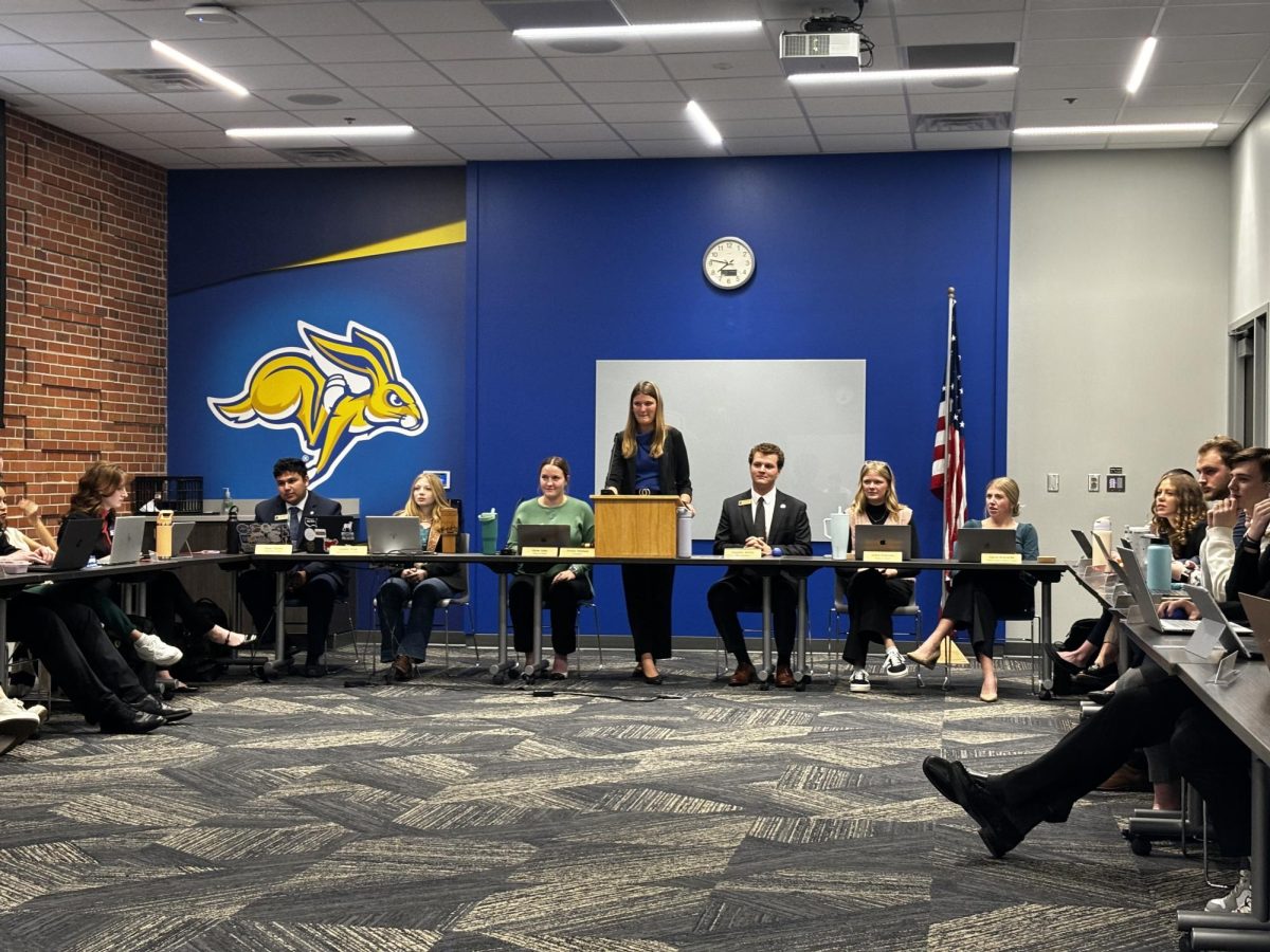 Students’ Association members discuss changes coming to Larson Commons, 24/7 access to the Briggs Library in their latest regular meeting on Monday, Nov. 18, 2024.