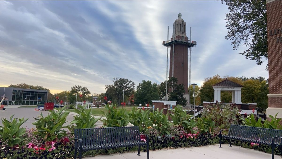 Coughlin Campanile as it nears the end of it’s outdoor restoration on October 14th, 2024