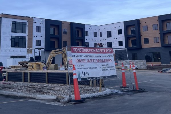 The Trail’s Head construction site at 1130 Main Ave. on the southwest side of Brookings.