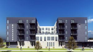 Rendering of the Paragon complex, set to be completed summer 2026.