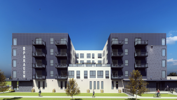 Rendering of the Paragon complex, set to be completed summer 2026.