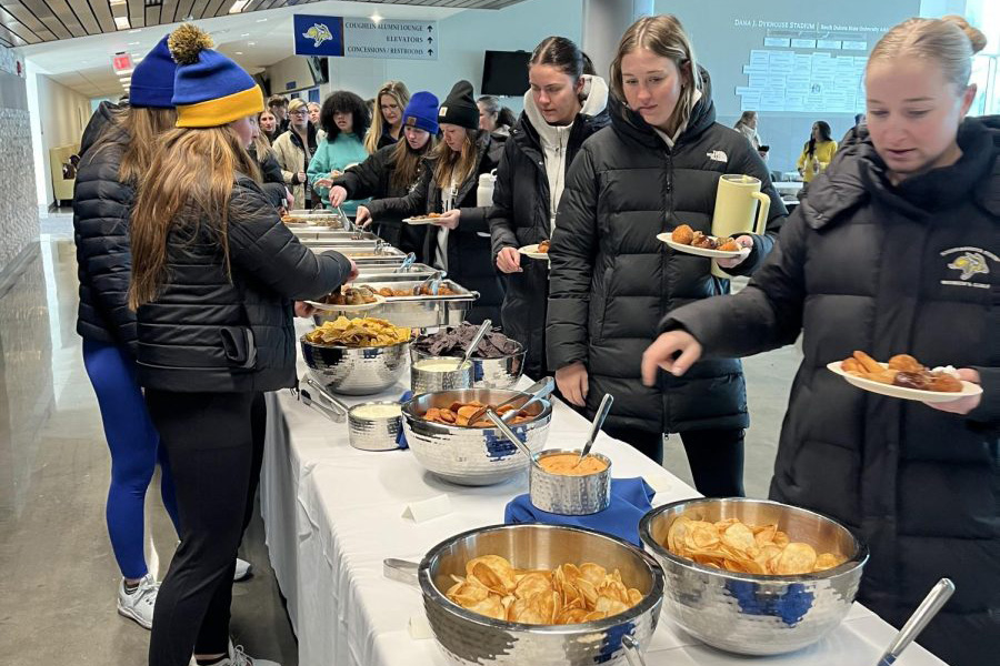 Sodexo caters for Martin Luther King Jr. Day in Club 71 on campus