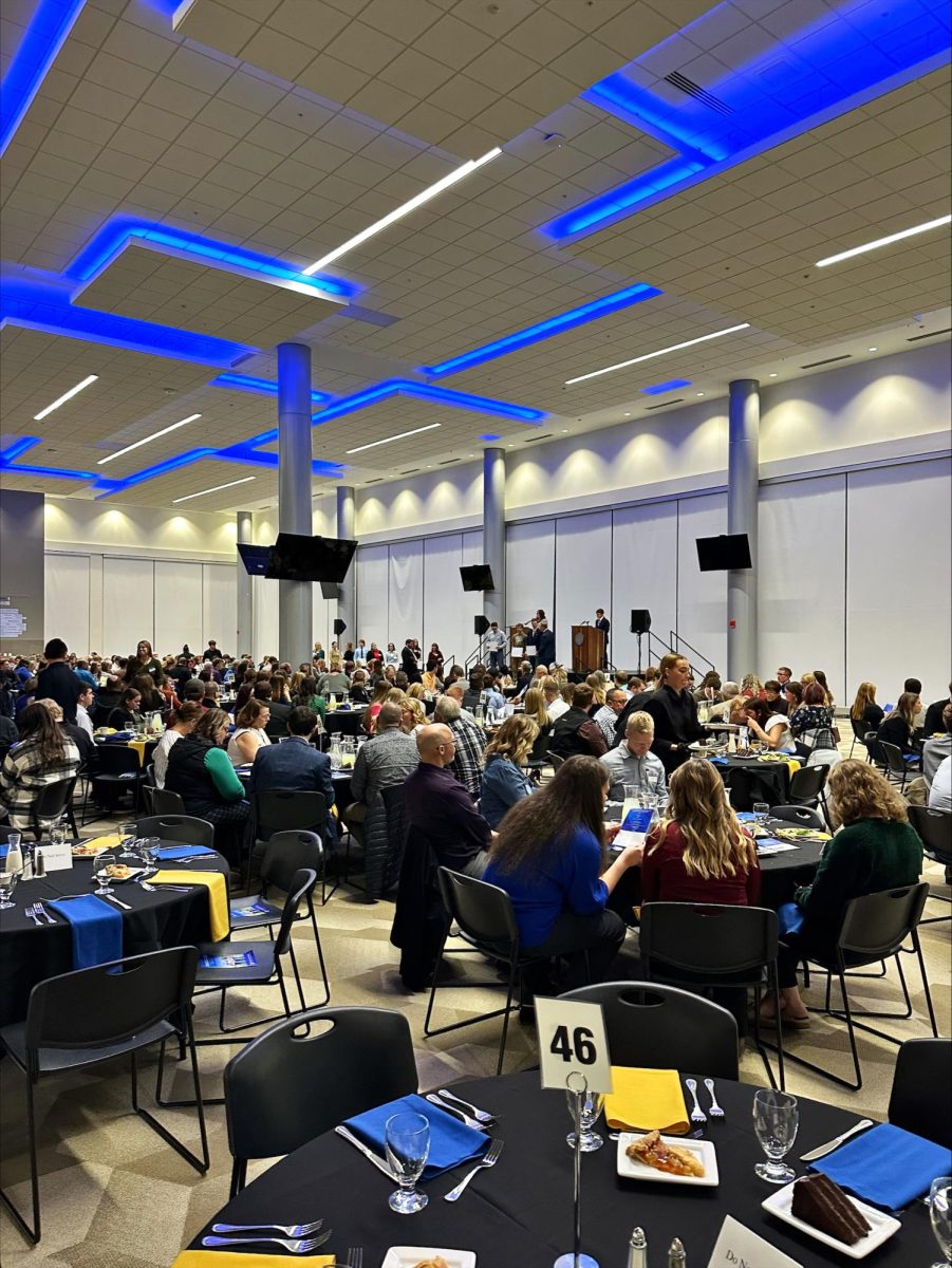 Attendees gathered for the CAFES scholarship banquet on Thursday, Nov. 13 in Club 71 at Dana J. Dykhouse Stadium.