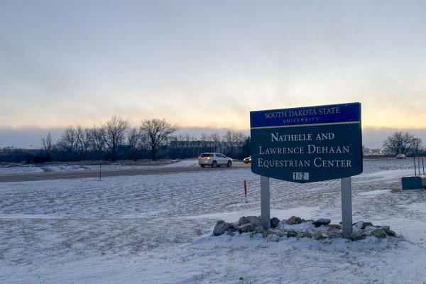 The Nathelle and Lawrence DeHaan Equestrian Center sits north of campus in Brookings off the Highway 14 Bypass on Thursday, Jan. 22, 2026.
