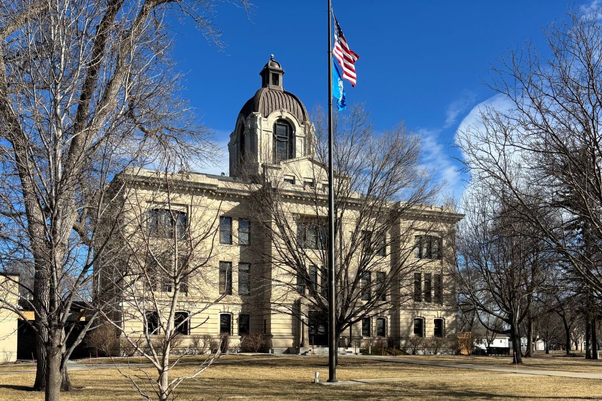 Former UPD chief Tim Heaton pleaded guilty to one count of cruelty for animals at the Brookings County Courthouse pictured here.