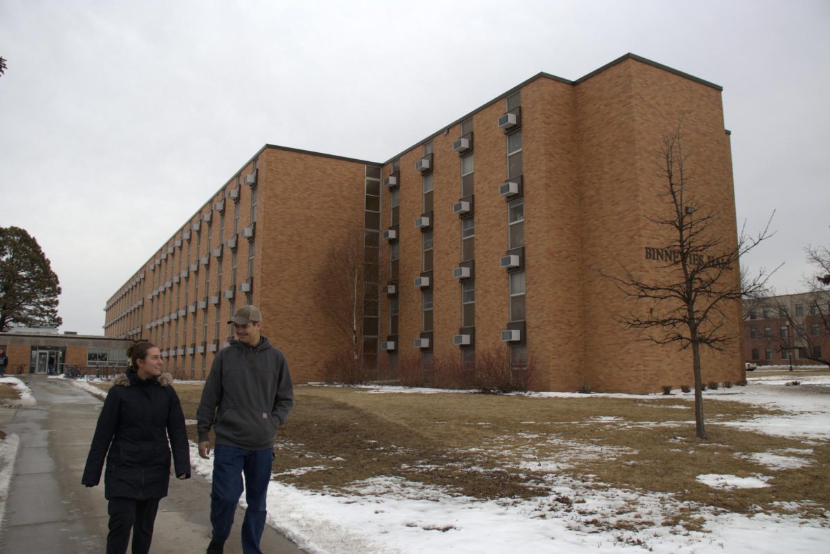 The Binnewies Hall exterior on Tuesday, March 3, 2026.