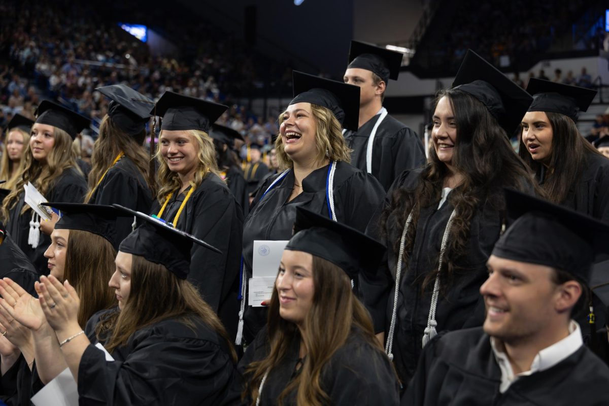 The SDSU graduation ceremonies are set for Saturday, May 9 at the First Bank & Trust Arena.